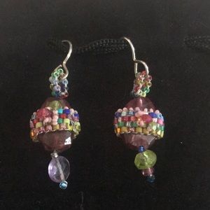 Sterling Silver Beaded Earrings